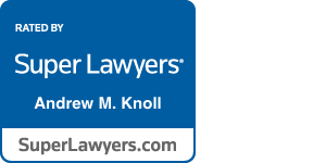 Rated by Super Lawyers Andrew M. Knoll Superlawyers.com