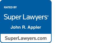 Rated by Super Lawyers John R. Appler Superlawyers.com
